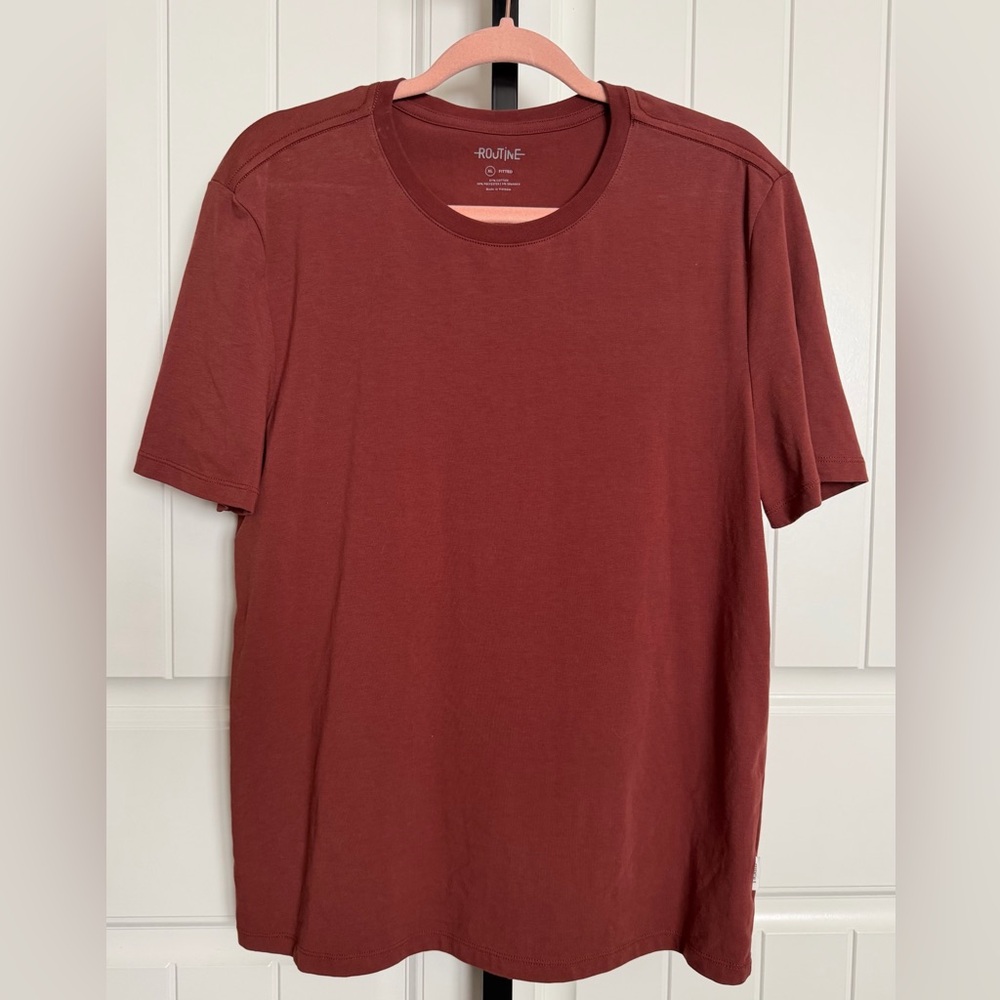 Kuhl Routine Men’s Red Fitted T-Shirt